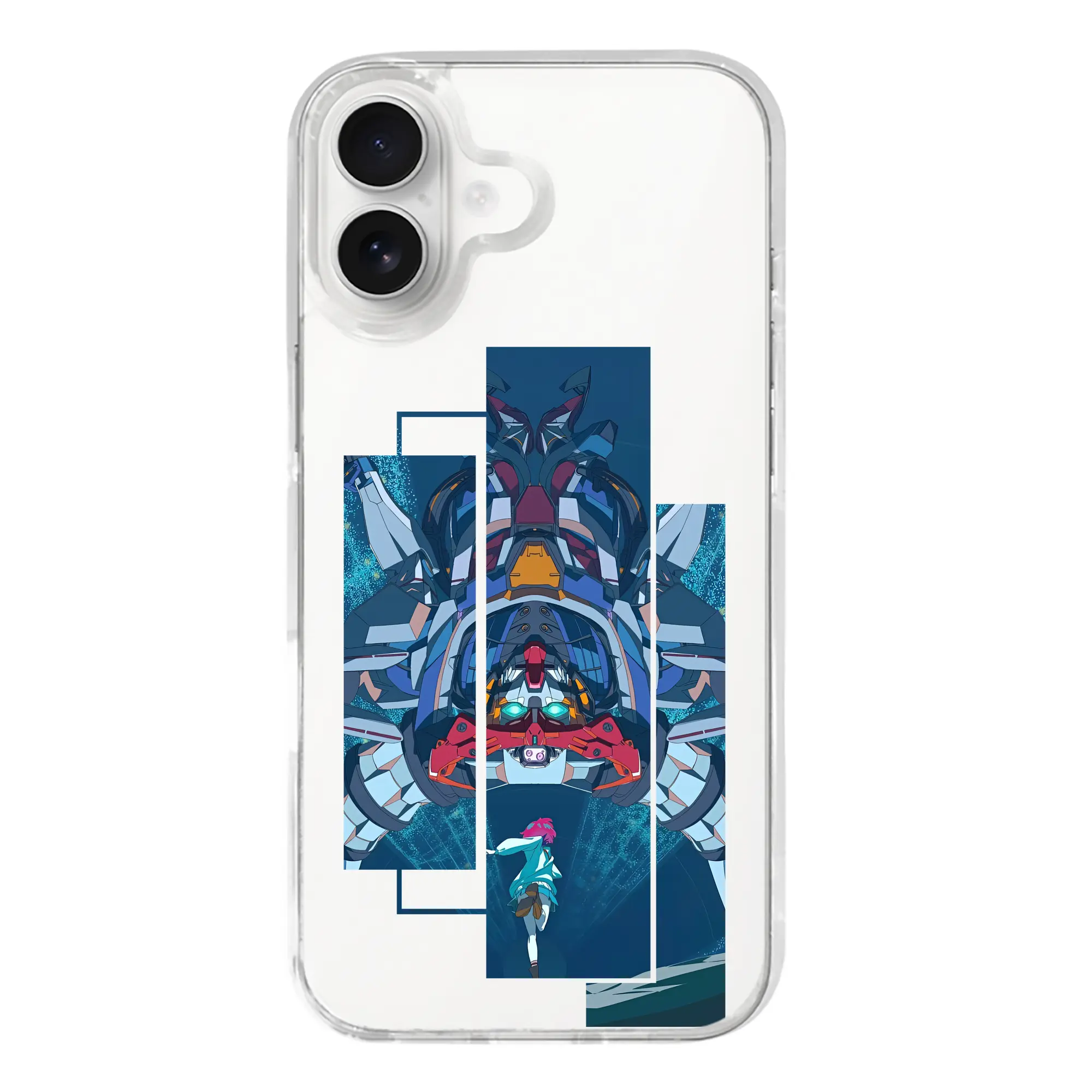 ガンダム グッズ,Gクゥァンタガンダム - iPhone 17シリーズ 透明スマホケース – 薄型・耐衝撃・精密フィット保護カバー